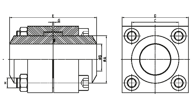 Cetop Flange Diagram