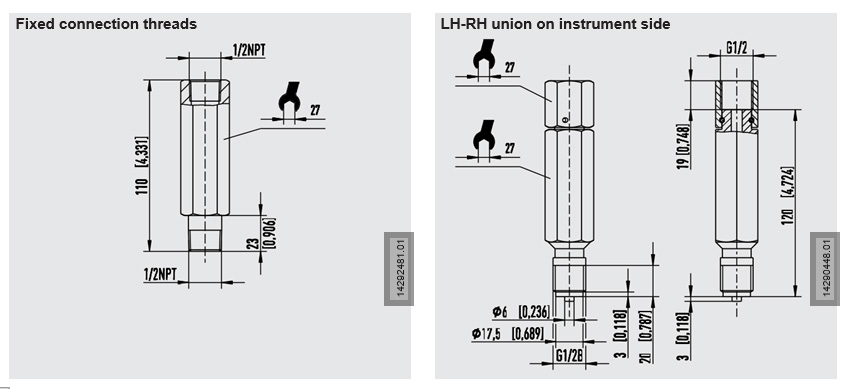 Compact form Siphon dimensions