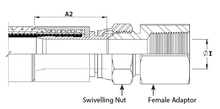 JIC Male to NPT Female Adaptor